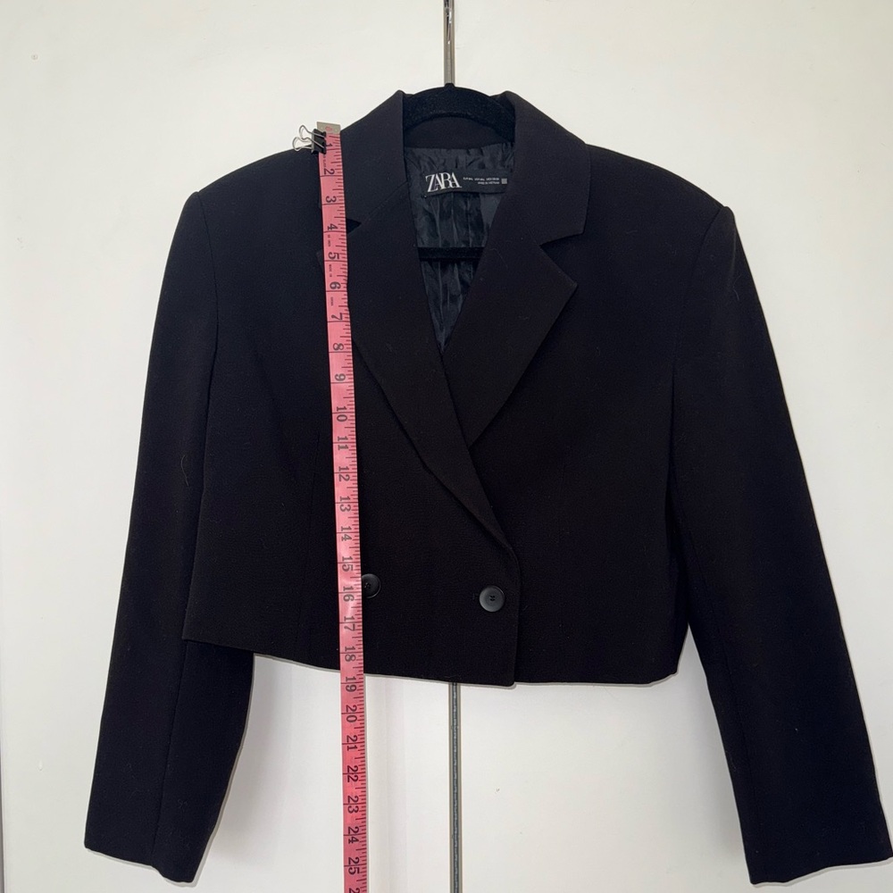 Zara Black Tailored Blazer Jacket